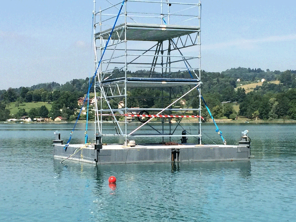 Ponton TV Aiguebelette